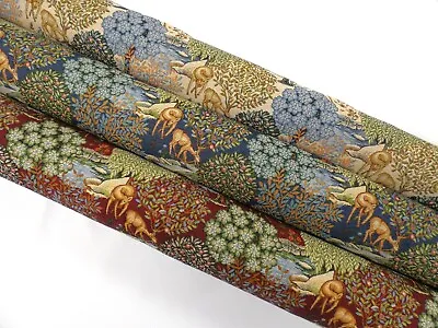 WILLIAM MORRIS THE BROOK Tapestry Fabric Upholstery Cushion Curtain In 3 COLOURS • £1.45