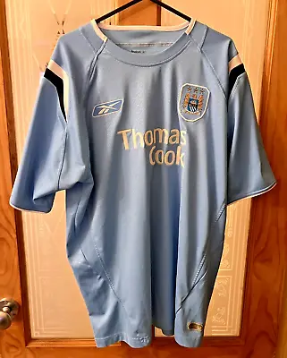 Manchester City Home Shirt 2004-2006 REEBOK Size L (42-44) • £37