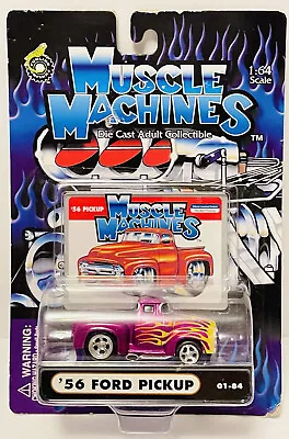 Muscle Machines '56 Ford Pickup  1:64 Scale 01-84 • $7.56