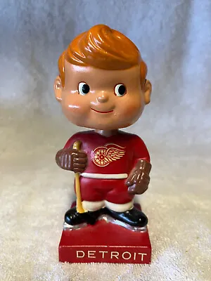 Vintage 1962 Nhl Detroit Red Wings Hockey Bobblehead Nodder Bobble Head Japan • $259