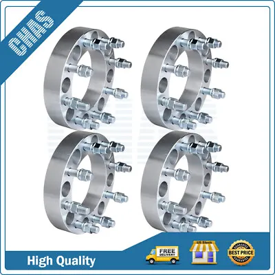 (4) 8x6.5 Wheel Spacers 1.5  Fits Ford F-250 F-350 Dodge Ram 2500 3500 9/16 X18 • $93.56