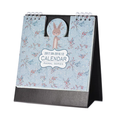 $10.20 • Buy 1pcs 2017-2018 16-Month Small Desk Calendar Table Calendar Schedule W/Stand Q6M4