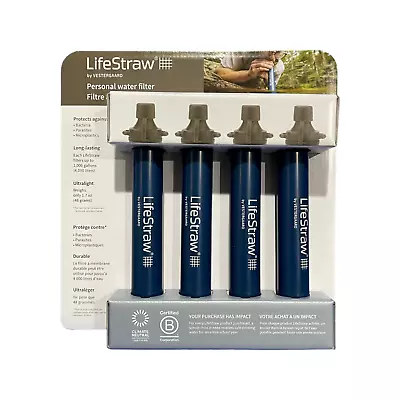 Lifestraw Personal Water Purifying Filter Family Pack (Pack Of 4) • $113.05