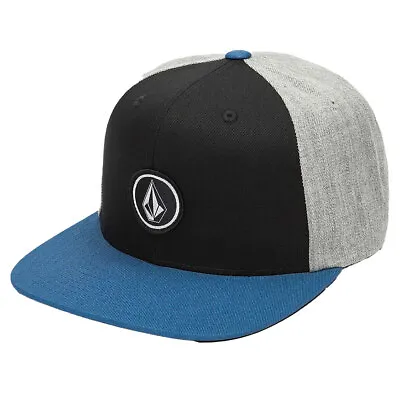 Volcom Men's Quarter Twill Dark Blue Adjustable Snapback Hat Clothing Apparel... • $29.40