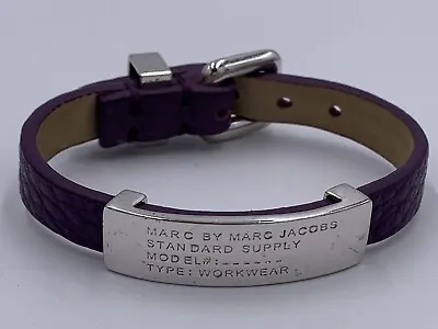 Marc By Marc Jacobs Standard Supply Workwear Buckle Bracelet Purple • $6.98