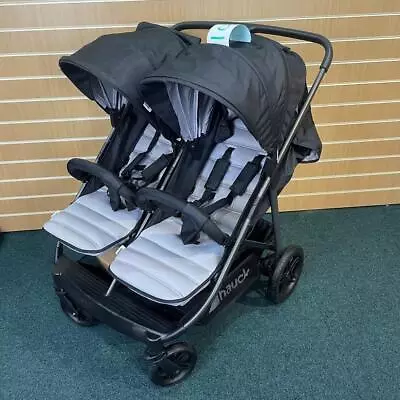 Double Pushchair Hauck Rapid 3R Duo (Silver/Charcoal) 1079-9/10 Condition - USED • £229