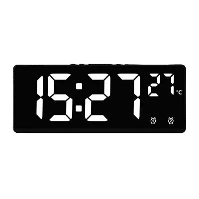 Temperature Calendar Alarm Clock Electronic Clock Large Number LED Digital • $16.43