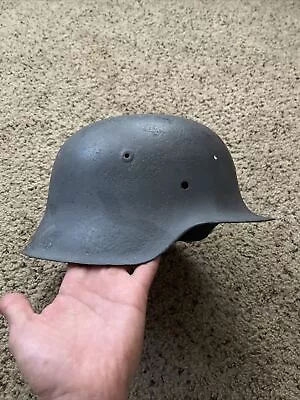 Original German Helmet M40 Relic Of Battlefield WW2 World War 2 Number ET64 • $225