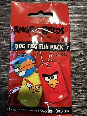 $1.25 • Buy Angry Birds Collectible Dog Tag Fun Pack Rovio New In Sealed Pkg Series 1