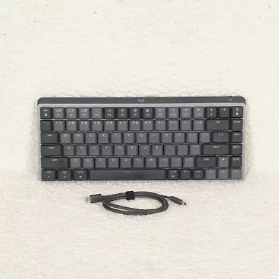 Logitech MX Mechanical Mini For Mac Keyboard Tactile Switches Gray Bluetooth • $65