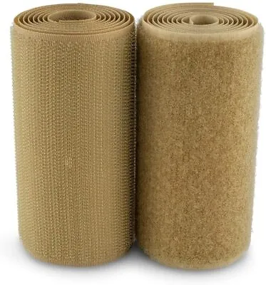 Velcro® Brand 4  Beige Hook And Loop Set - SEW-ON TYPE - 12 INCHES - UNCUT • $10.95