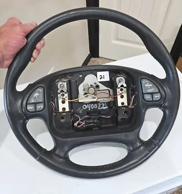 1997-1999 Graphite Grey Firebird Trans Am WS6 Camaro Z28 Leather Steering Wheel • $130