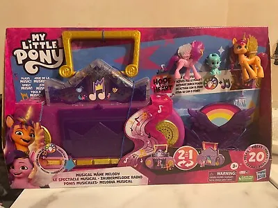 My Little Pony By Hasbro - NEW - Musical Box With Figures Ages 3+ 2 In 1 • £19.80