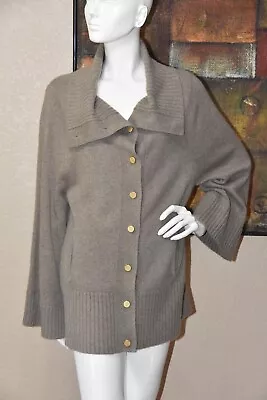 B. Chyll 100% Cashmere Women's Cardigan Sweater Size Large NEW!!! • $155