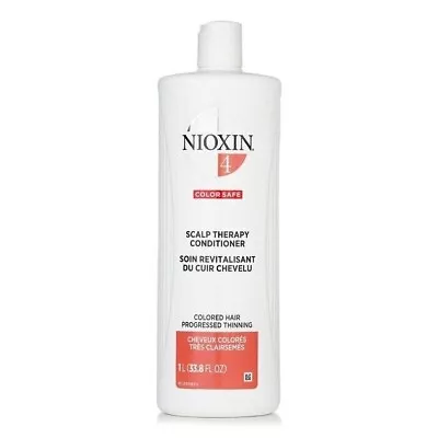 Nioxin System 4 Conditioner Scalp Therapy 1L Litre 1000ml Color Safe Fuller Hair • $44.95