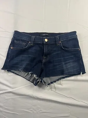 J Brand Shorts Womens Size 25 Cut Off Tribute Blue Denim Low Rise 5 Pocket • $19.99