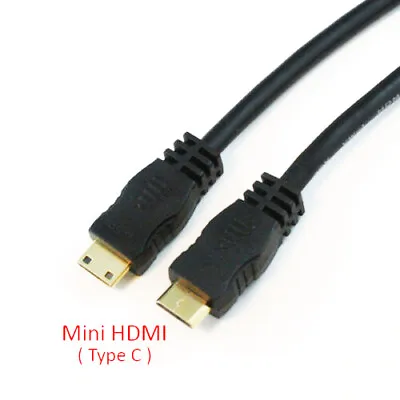 10 Ft Mini HDMI To Mini HDMI Cable - Sony Canon Nikon Samsung Panasonic 1080p HD • $11.95