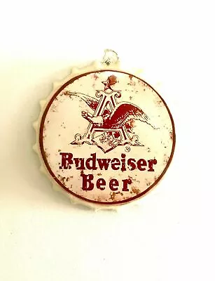 £9.99 • Buy Wall Art/sign Budweiser Retro/Vintage Tin Metal 30cm Bottle Top Bar Pub Hand Mad