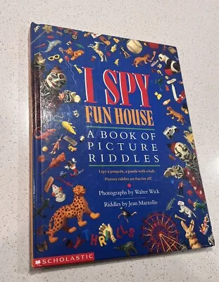 I SPY FUN HOUSE By JEAN MARZOLLO & WALTER WICK 1st Schol Printing March 1993 • $7