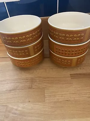 Hornsea Saffron Soup Bowls 1972 • £27