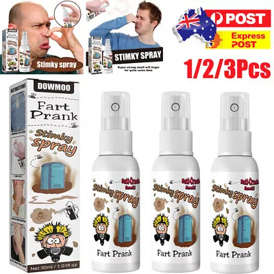 1/2/3Pcs 30ML Fart Liquid Spray Prank Stink Ass Gag Smell Bomb Joke Stinky Gas • $10.95