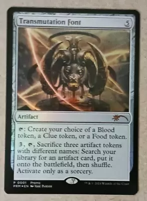 Magic The Gathering Transmutation Font Promo NM MTG • $1.99