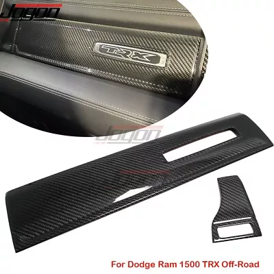 For Dodge RAM 1500 TRX 2021 22-2024 Carbon Fiber Passenger Side Dash Glove Cover • $159.35