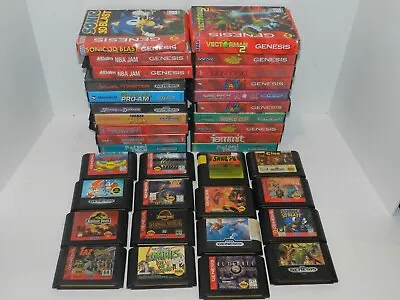 Sega Genesis Games Tested - You Pick & Choose Video Game Lot USA • $59.76