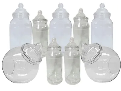 £14.49 • Buy **SLIGHT SECONDS** 9 Plastic Victorian Sweet Jars For Candy Buffet Wedding