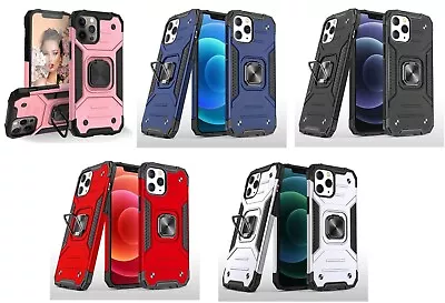 Lot/5 Armor Hybrid Case W/Magnetic Ring For IPhone 11/12/13/14 Pro/15 Pro Max • $23.99