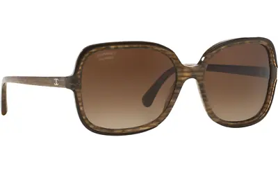 CHANEL Sunglasses  - POLARIZED - CH5319 1514S9 - Havana / BEIGE GLITTER  Womens • $425