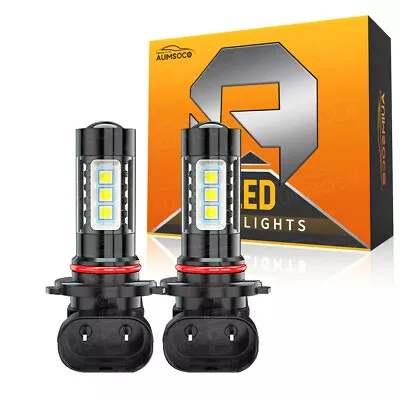 For GMC Sierra 1500 2500 /Canyon/Savana H10 9145 White 6000K LED Fog Light Bulbs • $18.99