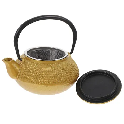  Tea Pot For Home Chinese Teapot Travel Office Metal Small Iron • £24.38