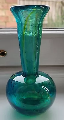 Vintage Signed Mdina Hand Blown Vase - Malta - 16 Cm • £15