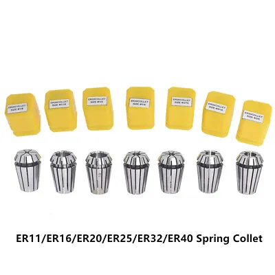 ER11/ER16/ER20/ER25/ER32/ER40 Spring Collet Set For CNC Milling Lathe Machine • $14.45