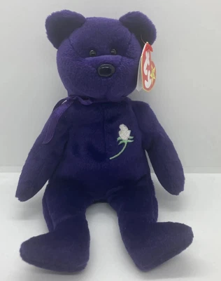 £150 • Buy Ty Beanie Baby Princess Diana Bear 1st Edition Indonesia PE Pellets No Space