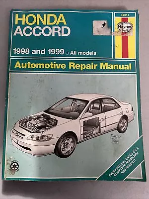 HAYNES 42014 Honda Accord REPAIR MANUAL • $17.99