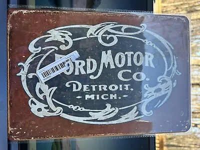 Vintage Inspired Retro Vintage Tin Sign #63 Ford Motor Company Detroit Michigan • $20
