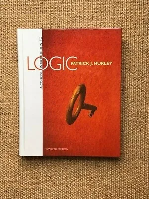 A Concise Introduction To Logic ( BRAND NEW US HARDCOVER STUDENT 12/E) • $139.95