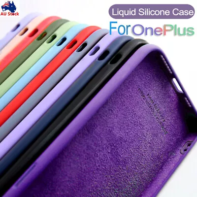 For OnePlus 10 9 8 7 Pro 7T 8T 10T 9R 10R Shockproof Liquid Silicone Case Cover • $12.90