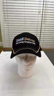 Mobil One Delvac Engine Oil Hat Prestolube NASCAR Cap Mechanic Strapback • $5.99