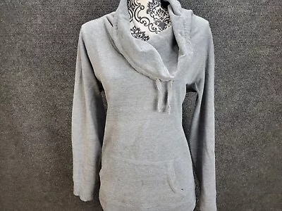 Made For Life Women's Gray Cowl Neck Sweatshirt Size Large • $8.46