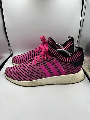 Adidas Mens NMD R2 BY9697 Pink Running Shoes Sneakers Size 12 • $32.79