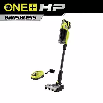 $124.50 • Buy (USED) RYOBI ONE+ HP 18V Brushless Cordless Pet Stick Vacuum Cleaner Kit With 4.