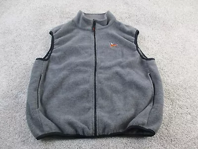 Vintage Sierra Sports Full Zip Vest Mens XXL Gray Fleece OHC Sailing Club 2001 • $34.99