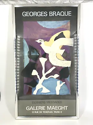 Georges Braque Poster Derniers Messages Galerie Maeght 13 Rue De Teheran Paris 8 • $40