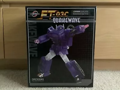 Transformers FansToys FT-03C Quakewave Clear Action Figure • $250