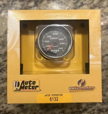 AutoMeter 6132 Cobalt Mechanical Water Temperature Gauge • $119