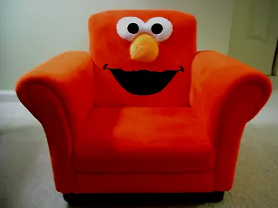 Talking Elmo Delta Workshop Sesame Street Childrens Upholstered Kids Sofa Chair • $95