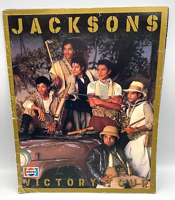 Jacksons Victory Tour Michael Jackson Pepsi Presents 1984 Photo Souvenir Book • $21.60